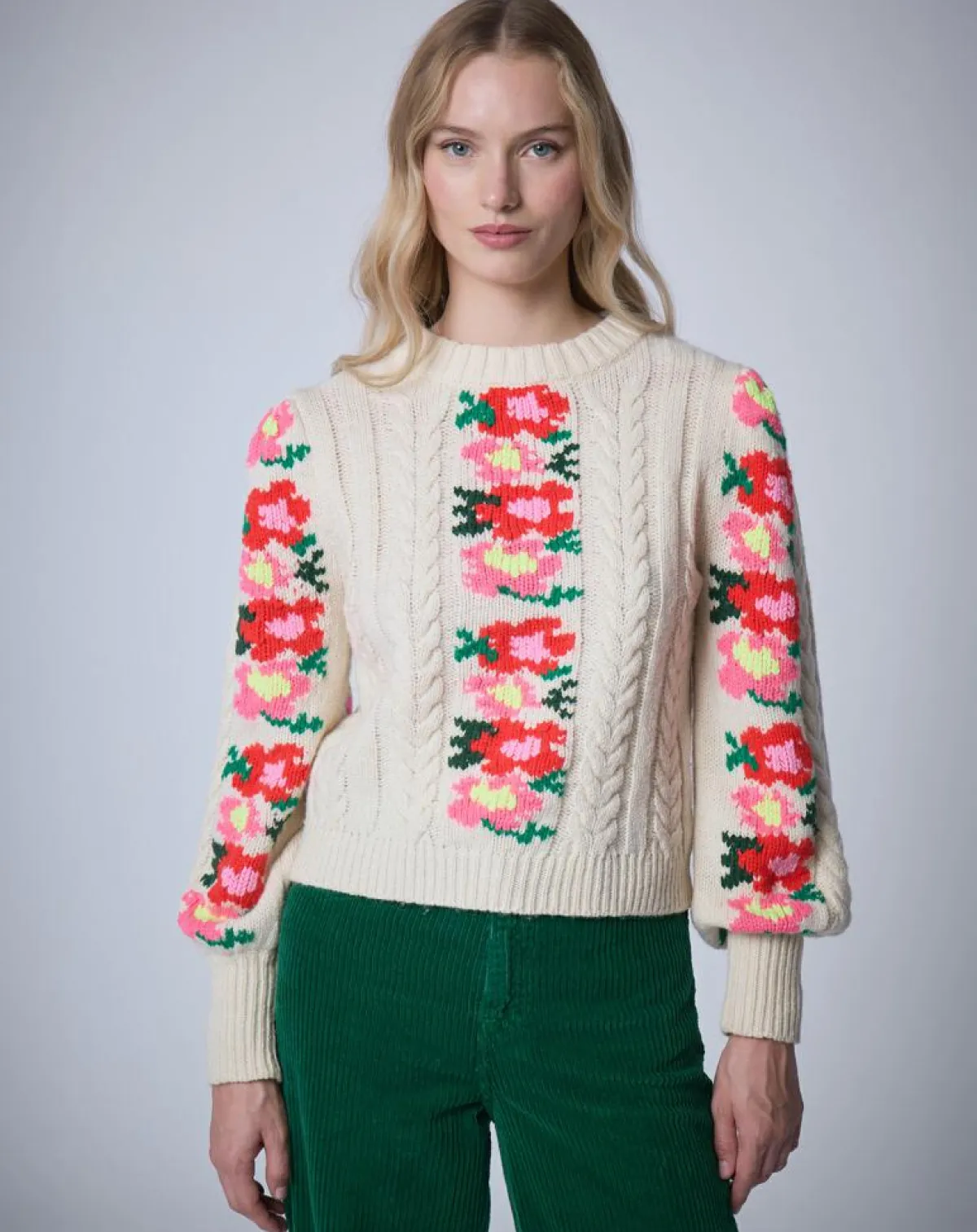 Manoush Pulls|Pull 100% Laine Heidi ecru