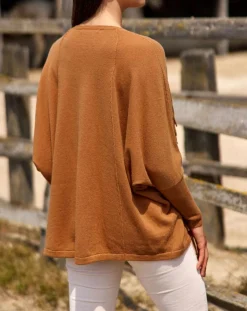 Lauren Vidal Pulls|Pull 100% Laine Naomi cannelle