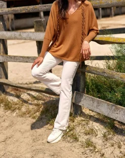 Lauren Vidal Pulls|Pull 100% Laine Naomi cannelle