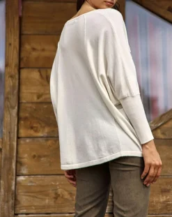 Lauren Vidal Pulls|Pull 100% Laine Naomi crème