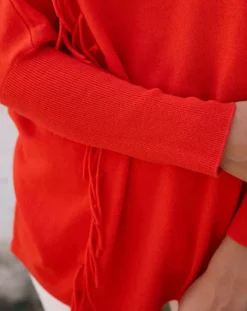 Lauren Vidal Pulls|Pull 100% Laine Naomi orange