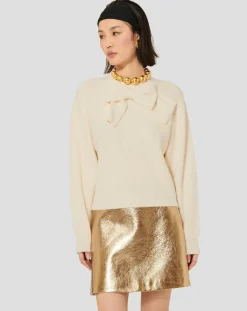 Tara Jarmon Pulls|Pull 100% Laine Phoebe écru