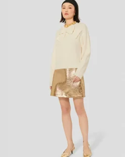 Tara Jarmon Pulls|Pull 100% Laine Phoebe écru