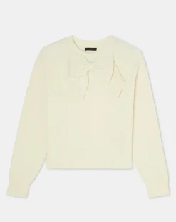 Tara Jarmon Pulls|Pull 100% Laine Phoebe écru