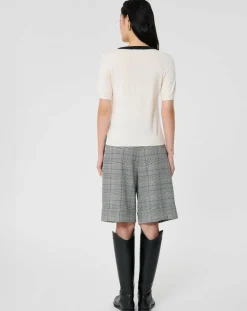 Tara Jarmon Pulls|Pull 100% Laine Pontaven écru