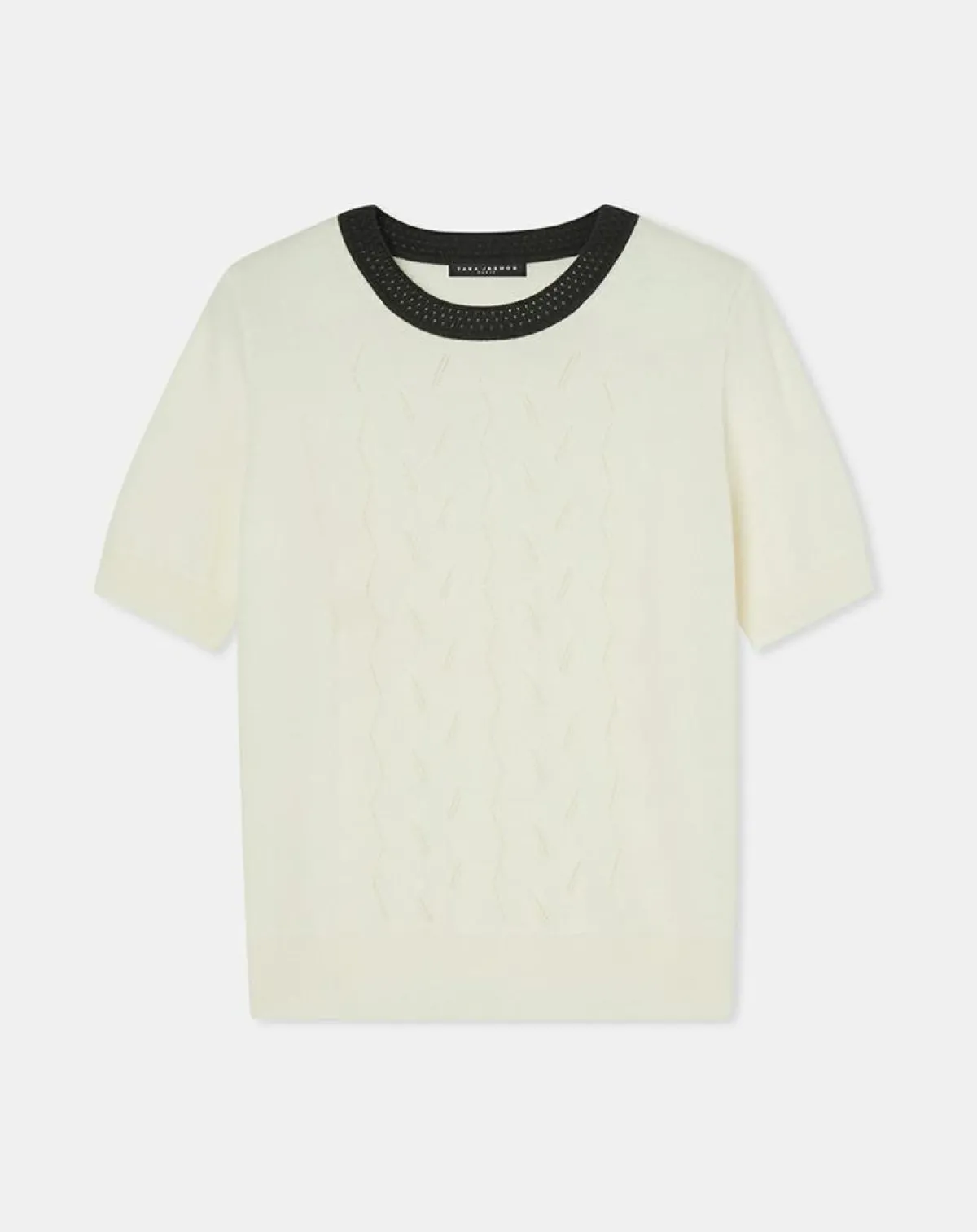 Tara Jarmon Pulls|Pull 100% Laine Pontaven écru