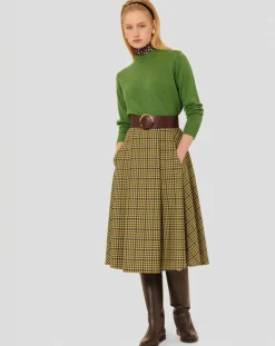 Tara Jarmon Pulls|Pull 100% Laine Preppy cactus