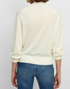 Marc O'Polo Pulls|Pull 100% Laine vierge Col montant écru