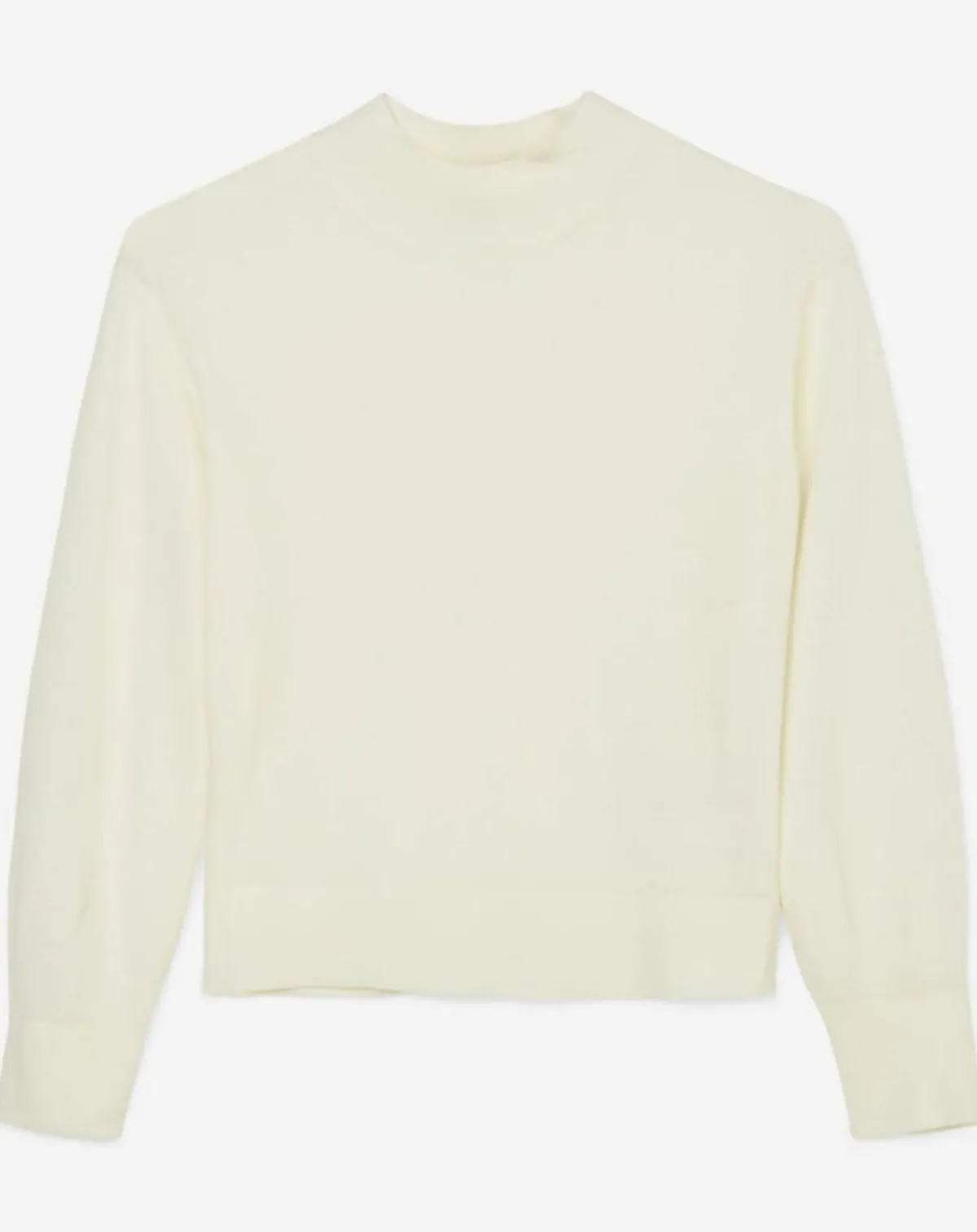 Marc O'Polo Pulls|Pull 100% Laine vierge Col montant écru