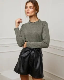 Fleur de cachemire Pulls|Pull Abby kaki