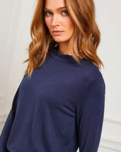 Fleur de cachemire Pulls|Pull Abby marine