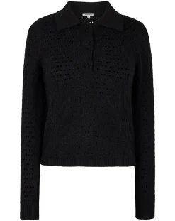 Manoush Pulls|Pull ajouré Pointelle noir