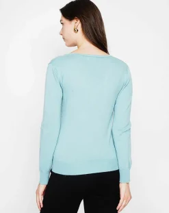 Assuili Pulls|Pull Alice turquoise