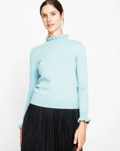 Assuili Pulls|Pull Alix turquoise