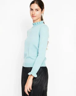 Assuili Pulls|Pull Alix turquoise