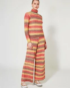 Manoush Pulls|Pull Arc-en-ciel kaki