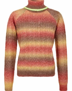 Manoush Pulls|Pull Arc-en-ciel kaki