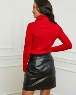 Soft Cashmere Pulls|Pull Ava rouge