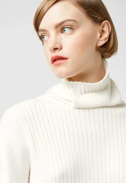Rodier Pulls|Pull Azalée large col Roulé blanc écru