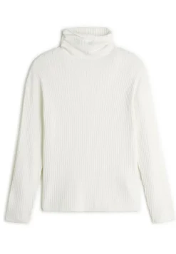 Rodier Pulls|Pull Azalée large col Roulé blanc écru