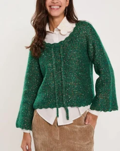 Manoush Pulls|Pull Bonbon vert gazon