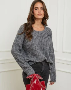 L'Armoire de Suzette Pulls|Pull Camille anthracite