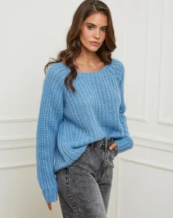 L'Armoire de Suzette Pulls|Pull Camille bleu