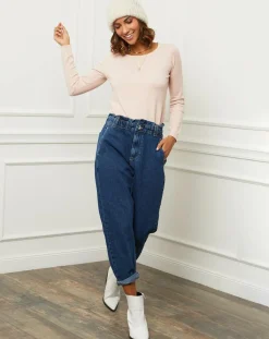 Soft Cashmere Pulls|Pull Célia rose pâle