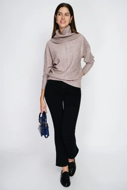 Assuili Pulls|Pull col boule désert