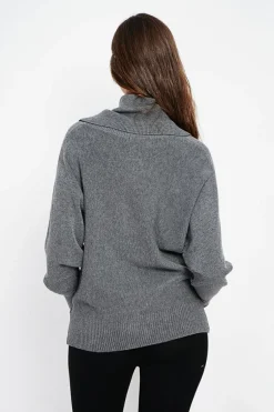 Assuili Pulls|Pull col boule loup