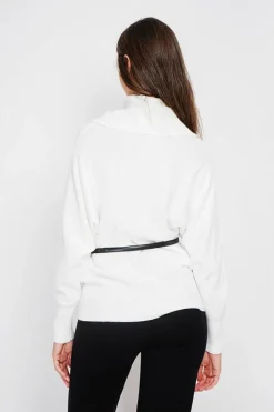 Assuili Sweats|Pull col boule naturel