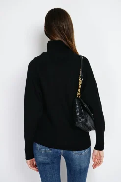 Assuili Sweats|Pull col boule noir