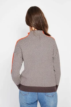 C&Jo Pulls|Pull col montant café