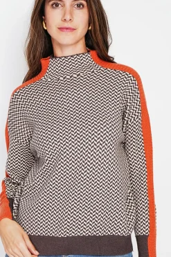 C&Jo Pulls|Pull col montant café