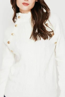 C&Jo Pulls|Pull col montant naturel