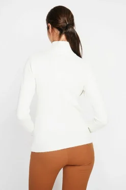 Assuili Sweats|Pull col roulé classique naturel