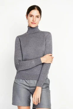 Assuili Sweats|Pull col roulé fourré loup