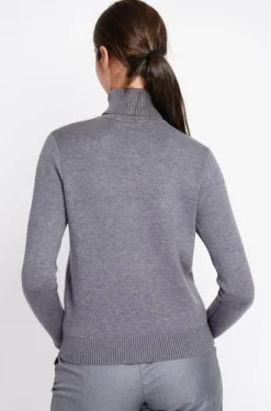 Assuili Sweats|Pull col roulé fourré loup