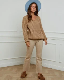 L'Armoire de Suzette Pulls|Pull Constance camel