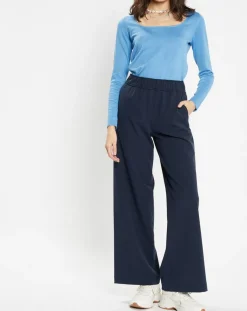 Galeries Lafayette Pulls|Pull Drice Col carré bleu