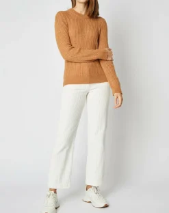 An'ge Pulls|Pull Emma en Maille mélangée camel