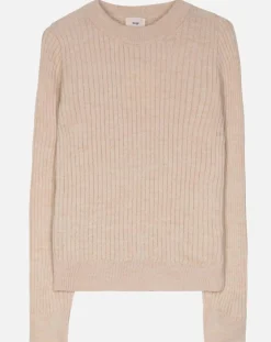 An'ge Pulls|Pull Emma en Maille mélangée beige