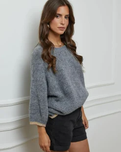 L'Armoire de Suzette Pulls|Pull Emma gris