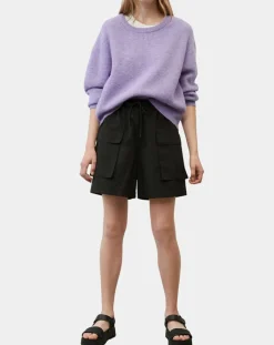 Marc O'Polo Pulls|Pull en Alpaga & Laine mélangés gaufré violet clair