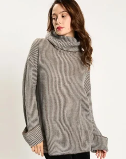 Lauren Vidal Pulls|Pull en Alpaga & Laine mélangés Naos ciel