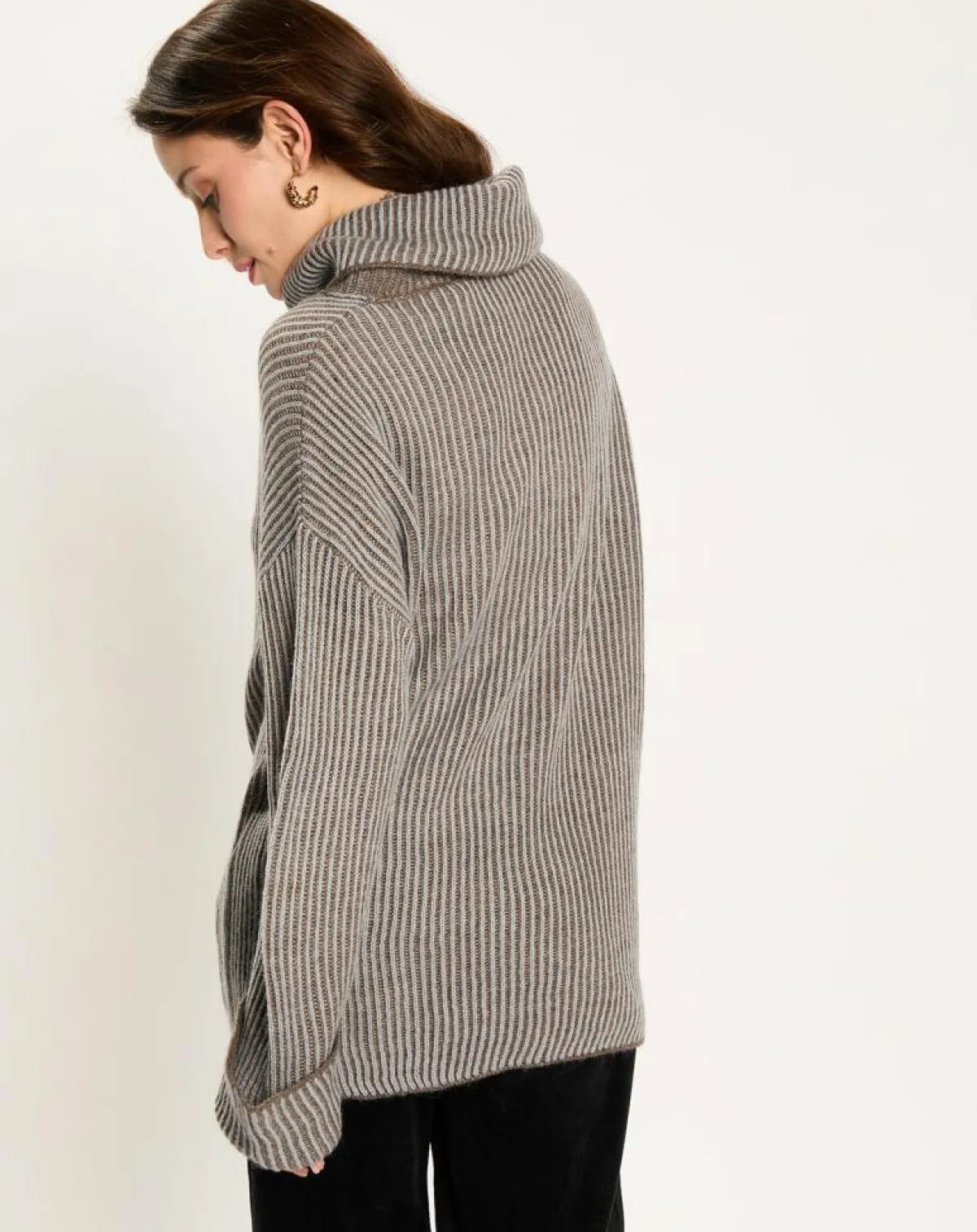 Lauren Vidal Pulls|Pull en Alpaga & Laine mélangés Naos ciel