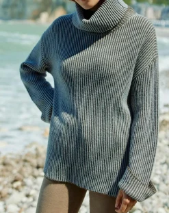 Lauren Vidal Pulls|Pull en Alpaga & Laine mélangés Naos ciel