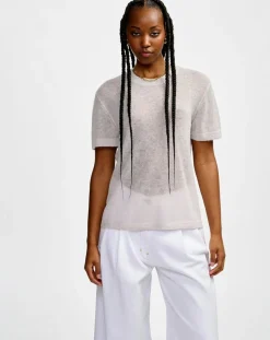 Bellerose Pulls|Pull en Alpaga mélangé Atiss craie