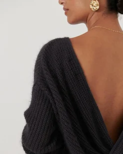 Garance Paris Pulls|Pull en Angora mélangé Kiwi charbon