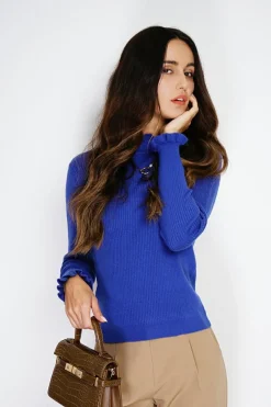 C&Jo Pulls|Pull en Cachemire & Soie mélangés col montant royal